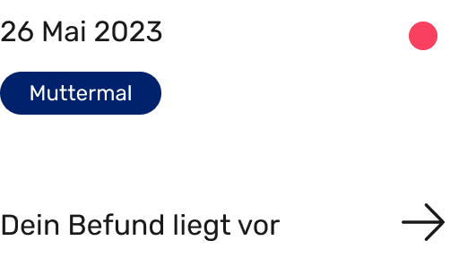 App-Screenshot: Befund & Therapie + Privatrezept erhalten